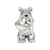 Lex & Lu Sterling Silver Reflections Dog With Flying Disc Bead - 4 - Lex & Lu