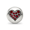 Lex & Lu Sterling Silver Reflections Crystals Jan-Faith Bead - 3 - Lex & Lu