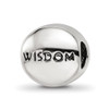 Lex & Lu Sterling Silver Reflections Crystals Sep-Wisdom Bead - 6 - Lex & Lu