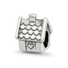 Lex & Lu Sterling Silver Reflections House Bead - Lex & Lu