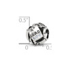 Lex & Lu Sterling Silver Reflections Crystals Graduation Bead - 5 - Lex & Lu