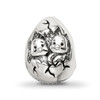 Lex & Lu Sterling Silver Reflections Easter Chicks Bead - 3 - Lex & Lu