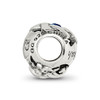 Lex & Lu Sterling Silver Reflections Crystals Happy Hanukkah Bead - 2 - Lex & Lu