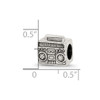 Lex & Lu Sterling Silver Reflections Boombox Bead - 6 - Lex & Lu