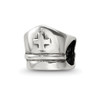 Lex & Lu Sterling Silver Reflections Nurse Hat Bead - Lex & Lu