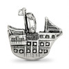 Lex & Lu Sterling Silver Reflections Pirate Ship Bead - 3 - Lex & Lu