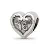 Lex & Lu Sterling Silver Reflections Sweet Sixteen Bead - Lex & Lu