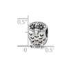 Lex & Lu Sterling Silver Reflections Owl Bead - 4 - Lex & Lu