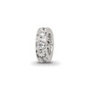 Lex & Lu Sterling Silver Reflections CZ Spacer Bead - Lex & Lu