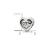 Lex & Lu Sterling Silver Reflections 21 Heart Bead - 4 - Lex & Lu