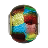 Lex & Lu Sterling Silver Reflections Multi-colored Metallic Glass Bead - 3 - Lex & Lu