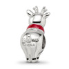 Lex & Lu Sterling Silver Reflections Enameled Rudolph Bead - 5 - Lex & Lu