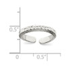 Lex & Lu Sterling Silver Toe Ring LAL22360 - 5 - Lex & Lu