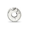 Lex & Lu Sterling Silver Reflections Silicone Hinged Bead - 2 - Lex & Lu