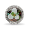 Lex & Lu Sterling Silver Reflections January Flower Bead - 3 - Lex & Lu