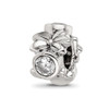 Lex & Lu Sterling Silver Reflections CZ Bead LAL6475 - Lex & Lu