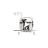 Lex & Lu Sterling Silver Reflections Aries Zodiac Antiqued Bead - 5 - Lex & Lu