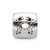 Lex & Lu Sterling Silver Reflections Cancer Zodiac Antiqued Bead - 3 - Lex & Lu