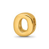 Lex & Lu G/P Sterling Silver Reflections Letter O Bead - Lex & Lu