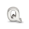 Lex & Lu Sterling Silver Reflections Letter Q Bead - 3 - Lex & Lu