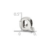 Lex & Lu Sterling Silver Reflections Letter Q Bead - 5 - Lex & Lu