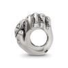 Lex & Lu Sterling Silver Reflections World in Hands Bead - 2 - Lex & Lu