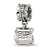 Lex & Lu Sterling Silver Reflections Treasure Chest Dangle Bead - 6 - Lex & Lu