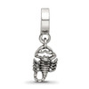 Lex & Lu Sterling Silver Reflections Scorpion Dangle Bead - 5 - Lex & Lu