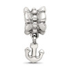 Lex & Lu Sterling Silver Reflections Anchor Dangle Bead - 5 - Lex & Lu