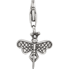 Lex & Lu Sterling Silver Reflections Dragonfly Click-on for Bead - 4 - Lex & Lu