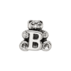 Lex & Lu Sterling Silver Reflections Small Letter B Bead - 4 - Lex & Lu