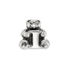 Lex & Lu Sterling Silver Reflections Small Letter I Bead - 4 - Lex & Lu