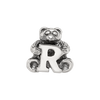 Lex & Lu Sterling Silver Reflections Small Letter R Bead - 4 - Lex & Lu