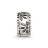 Lex & Lu Sterling Silver Reflections Floral Clip Bead LAL6723 - 3 - Lex & Lu