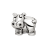 Lex & Lu Sterling Silver Reflections Small Hippo Bead - 4 - Lex & Lu