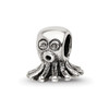 Lex & Lu Sterling Silver Reflections Octopus Bead - Lex & Lu