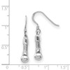 Lex & Lu Sterling Silver Reflections Short Earring - 3 - Lex & Lu