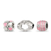 Lex & Lu Sterling Silver Reflections Hearts of Love Boxed Bead Set - Lex & Lu