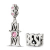 Lex & Lu Sterling Silver Reflections Best Mom Boxed Bead Set - Lex & Lu