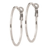 Lex & Lu Sterling Silver w/Rhodium Hinged Earrings LAL22417 - 2 - Lex & Lu