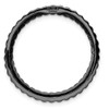 Lex & Lu Sterling Silver Stackable Expressions Black-plated Large Chain Slide LAL8706 - 3 - Lex & Lu