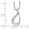 Lex & Lu Sterling Silver White Ice Diamond Necklace LAL13460 - 3 - Lex & Lu