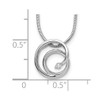 Lex & Lu Sterling Silver White Ice Diamond Necklace LAL13467 - 3 - Lex & Lu