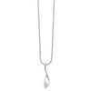 Lex & Lu Sterling Silver White Ice Diamond Necklace LAL13470 - 2 - Lex & Lu