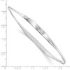 Lex & Lu Sterling Silver White Ice Diamond Bangle Bracelet - 2 - Lex & Lu