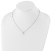 Lex & Lu Sterling Silver White Ice Diamond Star Necklace LAL13541 - 4 - Lex & Lu