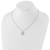 Lex & Lu Sterling Silver White Ice Diamond Bird & Heart Necklace - 4 - Lex & Lu