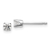 Lex & Lu 14k White Gold .20ct I2 K-L Diamond Stud Push-on Post Earrings - Lex & Lu