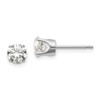 Lex & Lu 14k White Gold 1.00ct I1 J-K Diamond Stud Push-on Post Earrings - Lex & Lu