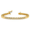 Lex & Lu 14k Yellow Gold Holds 52Diamonds up to2.25mm, Add-a-Diamond Bracelet - 5 - Lex & Lu